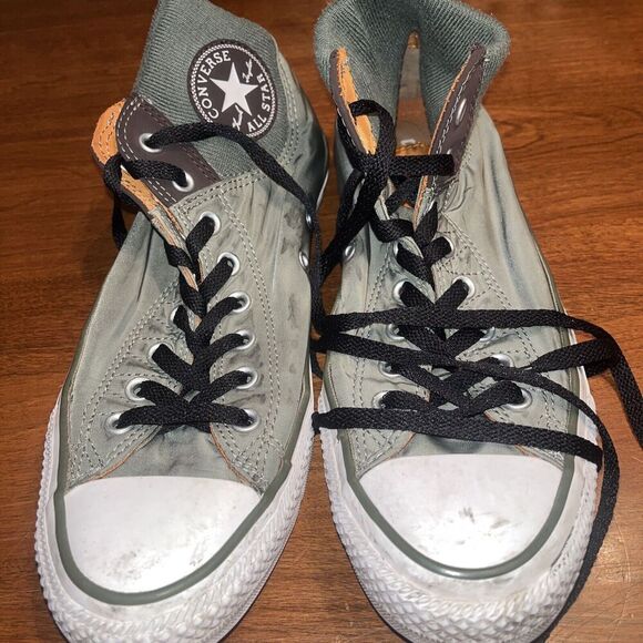 Converse All star stretch MA-1 zip shoe unisex Airmen Green sz. 9 men - Picture 2 of 5